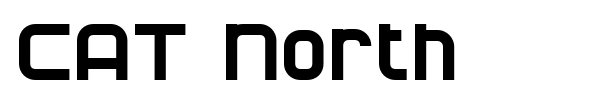 CAT North font preview